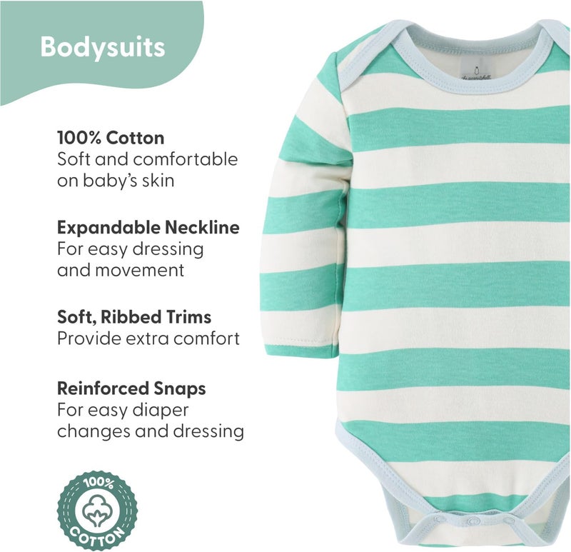 The Peanut Shell Baby Layette Gift Set for Baby Boys or Girls - 30 Piece New Born Unisex Gift Set, Clothes & Newborn Essentials Must Haves - Clothes 0-3 Months - Happy Camper - Image 2